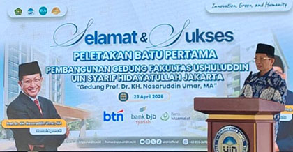 Pembangunan Gedung Fakultas Ushuluddin UIN Jakarta Dimulai mentokl.jpg
